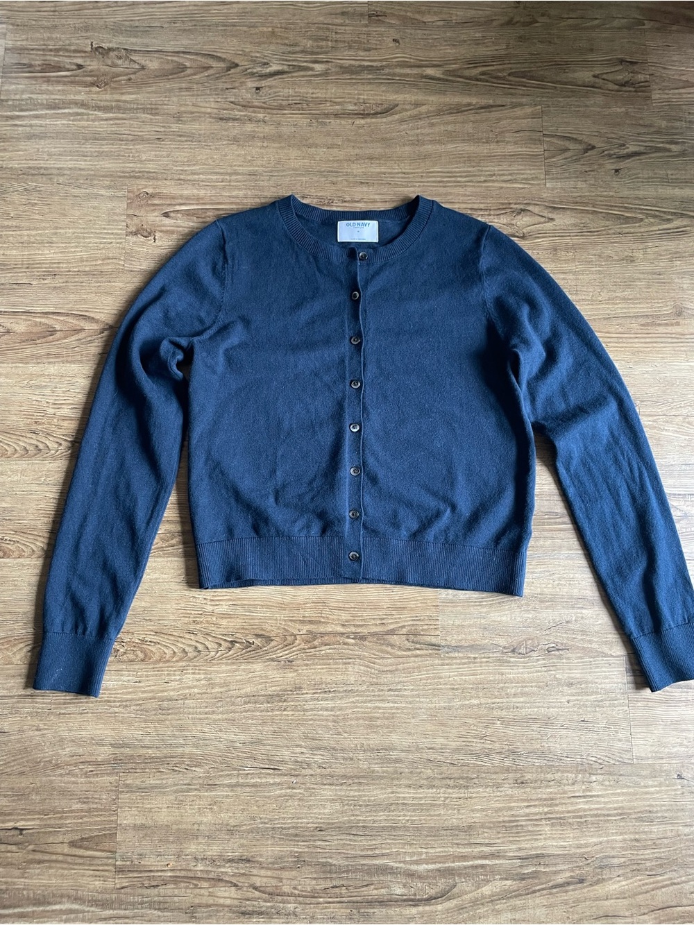 Old Navy Crewneck Soft Button Cardigan Sweater
